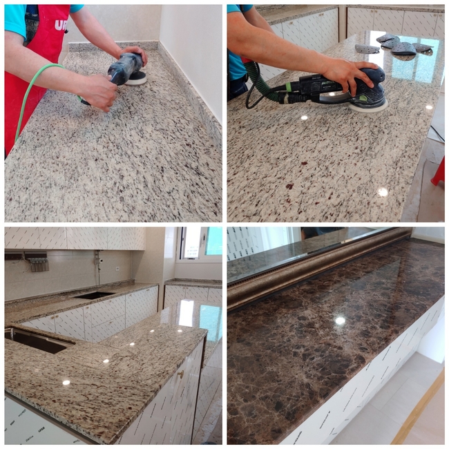 대리석 상판 연마2