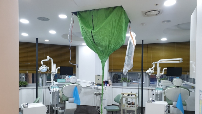 에어컨 내부 약품 도포