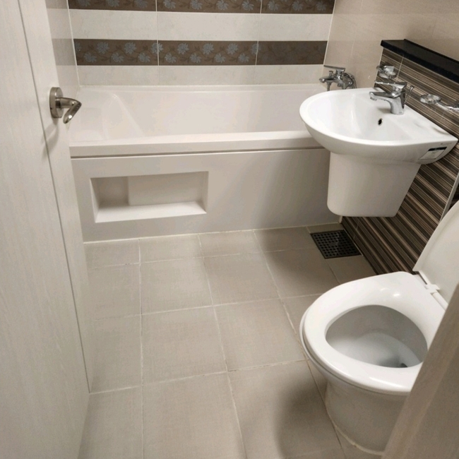 청소 후 화장실