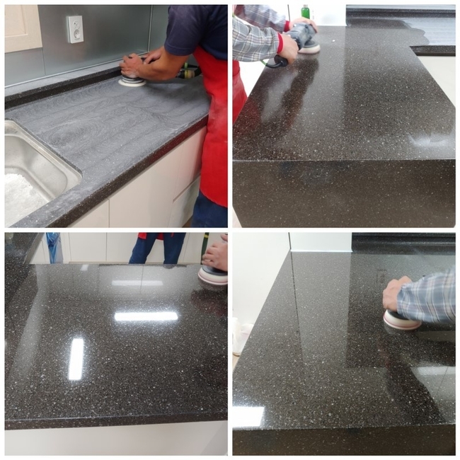 대리석 상판 연마1